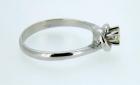 Solitario oro bianco cod.3094 TR con diamante ct 0.18
